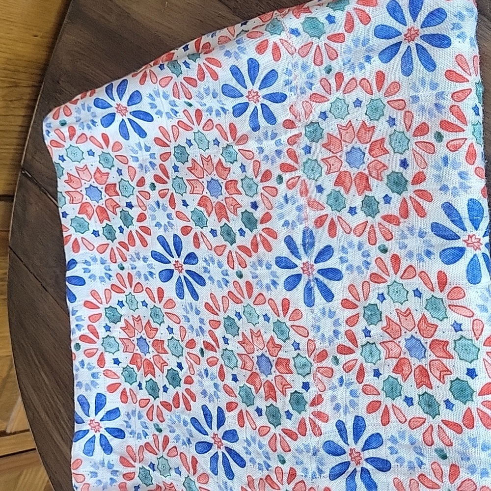 Little Unicorn NWOT Deluxe Muslin KALEIDOSCOPE Bamboo Swaddle Blanket